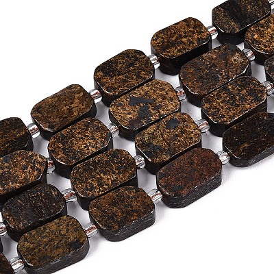 Natural Bronzite Beads Strands G-T138-26A-06-1