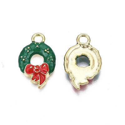Rack Plating Alloy Enamel Charms LS-ENAM-N055-167-1