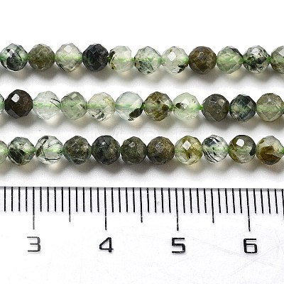 Natural Prehnite Beads Strands G-G161-A12-03-1