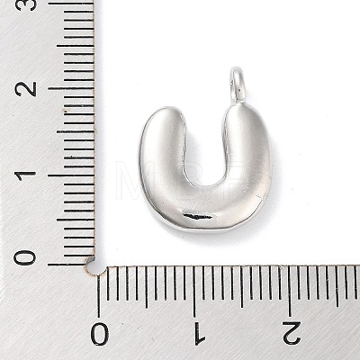 Rack Plating Brass Balloon Letter Pendants LS-KK-C050-01P-U-1