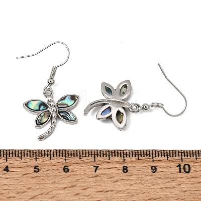 Rack Plating Brass Dangle Earrings for Women KK-CBA69D1-01P-01-1