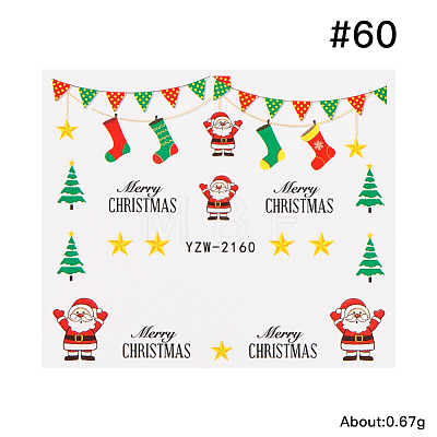 3D Christmas Nail Stickers MRMJ-Q058-2160-1