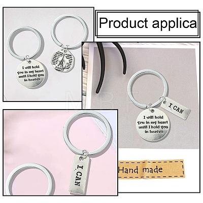 English Lettering Keychain DIY Sets FIND-YW0005-06-1