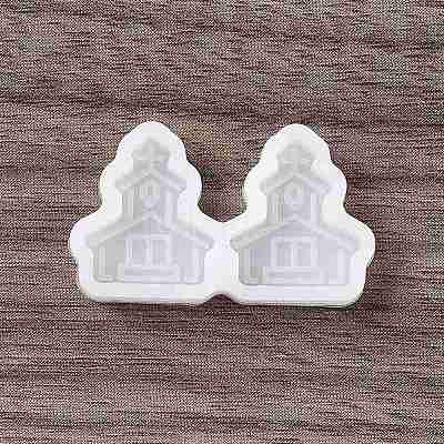 Easter Theme Ear Stud Ornament Silicone Molds DIY-J009-01F-1