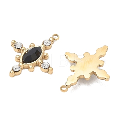 Natural Black Onyx(Dyed & Heated) Faceted Horse Eye Pendants GG-CBA50CD-08G-02-1
