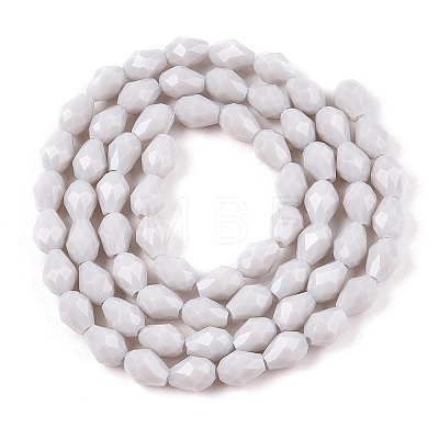 Opaque Solid Color Beads Strands EGLA-N013-P6mm-D05-1