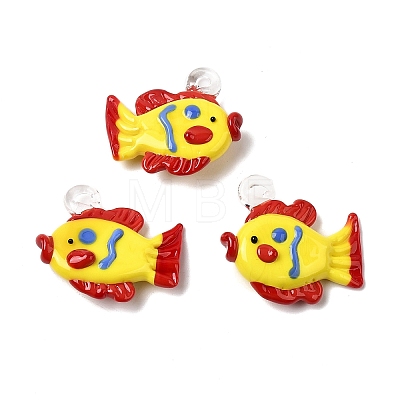Handmade Lampwork Pendants LAMP-B035-01B-11-1