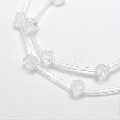 Natural Quartz Crystal Beads G-O156-B-04-1