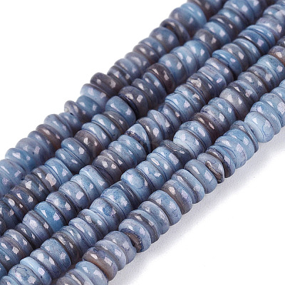 Natural Freshwater Shell Beads Strands SHEL-Q028-01G-1