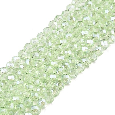Electroplate Glass Beads Strands EGLA-A044-T1mm-A09-1