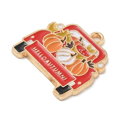 Thanksgiving Day Alloy Pendants ENAM-R007-01G-06-1