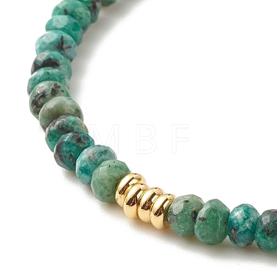 Natural Malaysia Jade(Dyed) Beaded Bracelets for Women or Men BJEW-JB07791-05-1