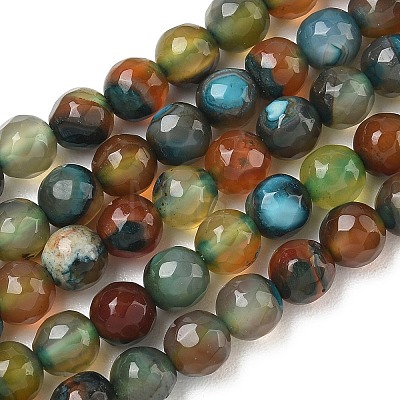 Natural Agate Beads Strands G-C082-A01-64-1