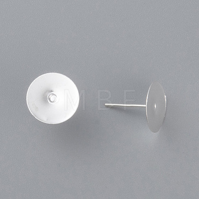 304 Stainless Steel Stud Earring Findings STAS-H436-24S-12mm-1