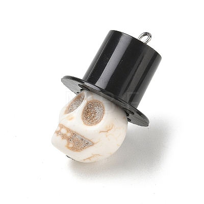 Halloween Opaque Resin Pendants RE-CBA098D-04P-A-1