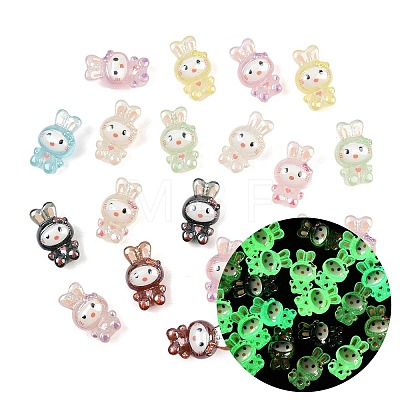 Luminous Resin Enamel Beads RE-CBAC4C7-25-1