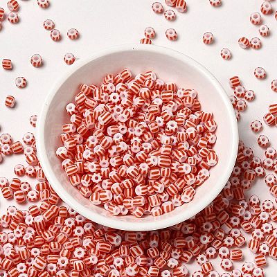 6/0 Opaque Colours Seep Glass Seed Beads X-SEED-F003-04A-14-1