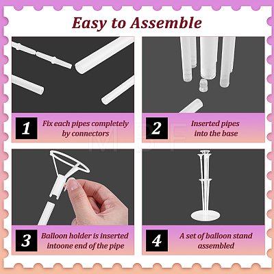 Plastic Balloon Clips Holders DIY-WR0005-65A-1