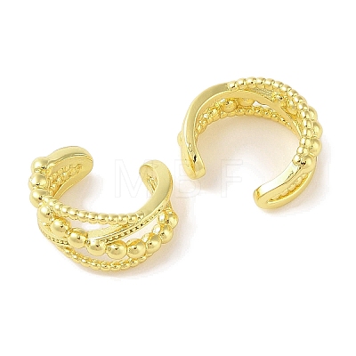 Brass Cuff Earrings for Women EJEW-I305-14G-1