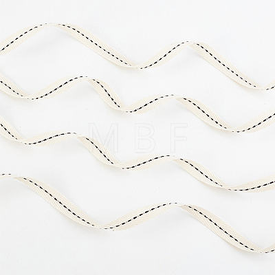 Cotton Stitiched Ribbon OCOR-WH0068-72B-1