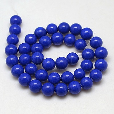 Synthetic Turquoise Beads Strands TURQ-L018-6mm-M-1