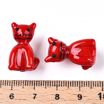Handmade Lampwork Beads X-LAMP-T021-19-M-1