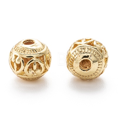 Alloy Hollow Beads PALLOY-P238-23G-RS-1