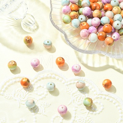 Baking Paint Acrylic Beads MACR-YW0002-69-1
