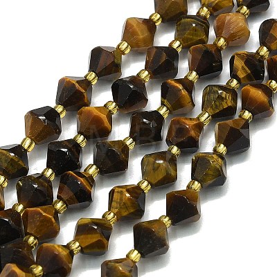 Natural Tiger Eye Beads Strands G-I376-B16-01-1