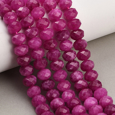 Faceted Dyed Natural White Jade Beads Strands GG-CBAE966-01B-P-1