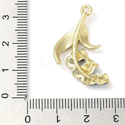 Alloy Enamel Pendants ENAM-U001-04F-G-1