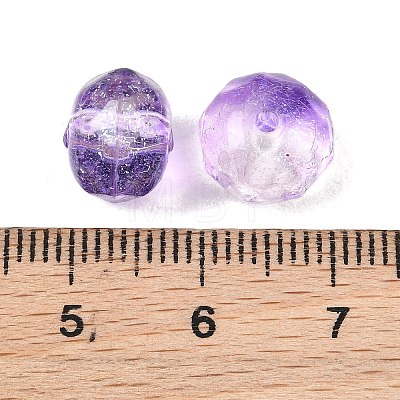 Two-Tone Transparent Acrylic Beads AC-CBAE44E-01A-07-1