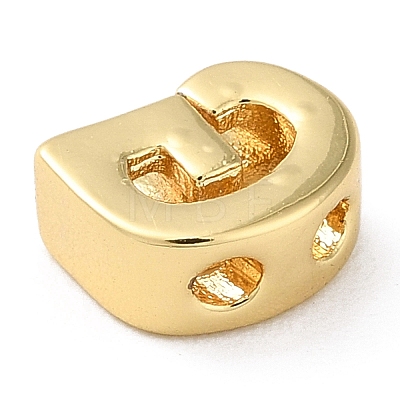 Rack Plating Brass Slide Charms KK-M254-15G-G-1