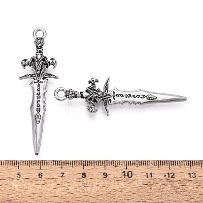 Tibetan Style Alloy Pendant X-FIND-A042-27P-1
