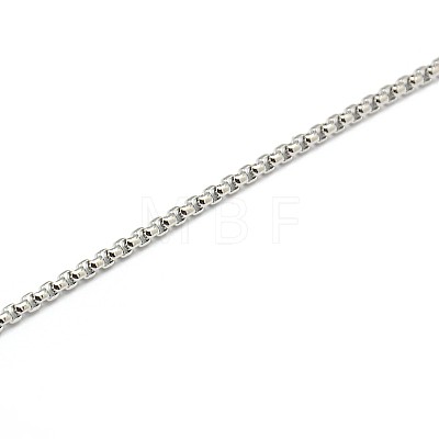 304 Stainless Steel Venetian Chain Necklace MAK-G004-06P-1