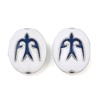 Brass Enamel Beads KK-CBA7BFE-01P-02-1