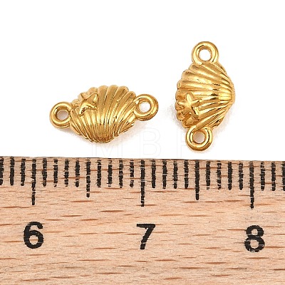 Ocean Theme 304 Stainless Steel Connector Charms SA-CBA2B73-12G-C-1