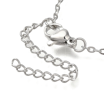 304 Stainless Steel Cable Chain Necklaces NJEW-H040-21P-03-1