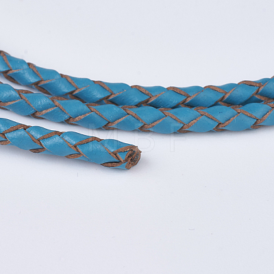Braided Leather Cords WL-P002-17-A-1