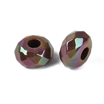 Opaque Acrylic European Beads OACR-E033-23C-1
