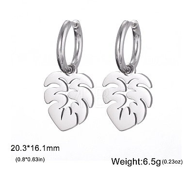304 Stainless Steel Hoop Earrings FS-WG6A0FB-15-1