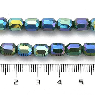 Electroplate Glass Beads Strands EGLA-D030-06G-1