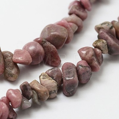 Natural Rhodonite Beads Strands G-F328-23-1