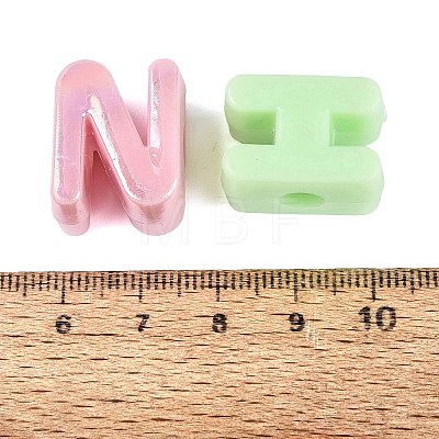 Opaque Plastic European Beads KY-Q010-11-1