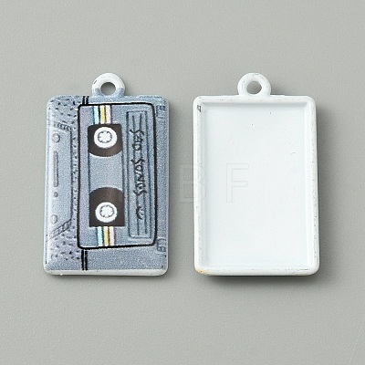 Baking Paint Alloy Pendants FIND-WH0152-228B-1