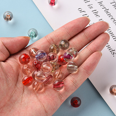 Transparent Acrylic Beads X-TACR-S154-01A-1