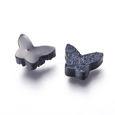 Imitation Druzy Gemstone Resin Beads RESI-L026-L04-1
