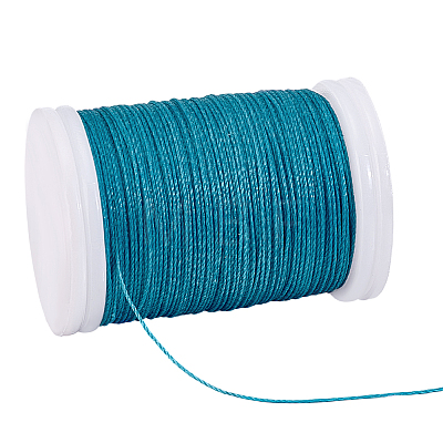 Waxed Polyester Cord YC-WH0018-01F-1