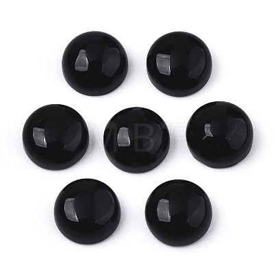 Natural Black Onyx Cabochons X-G-N326-59A-1