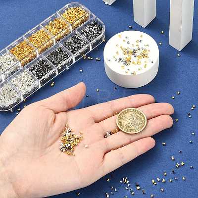 3013Pcs Brass Crimp Beads KK-FS0002-11-1